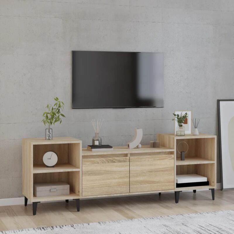 foto del prodotto vidaxl mobile porta tv rovere sonoma 160x35x55 cm legno multistrato