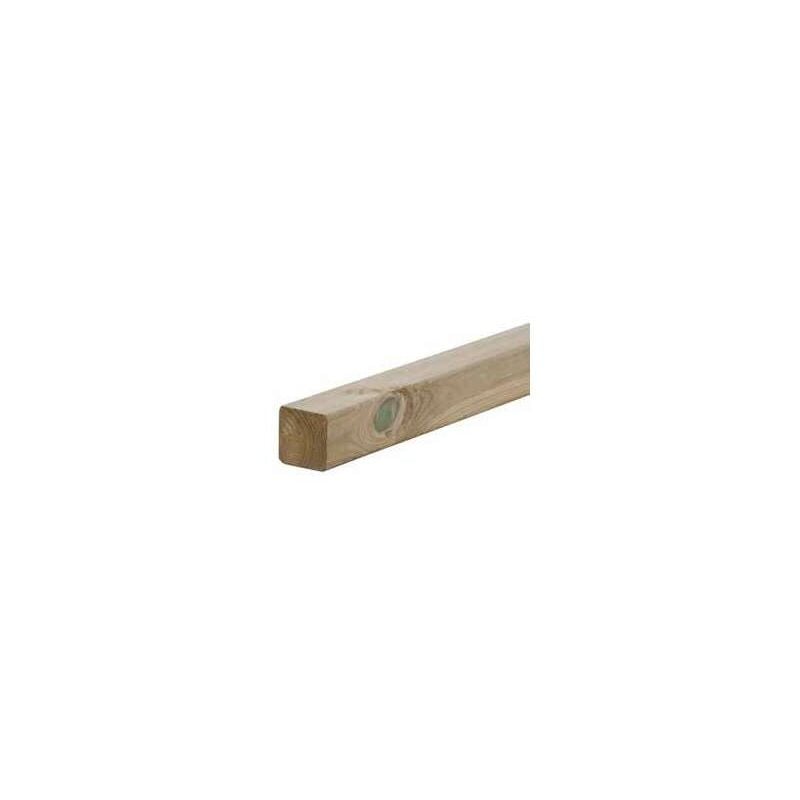foto del prodotto palo quadrato in pino impregnato naturale 70x2400 mm pircher