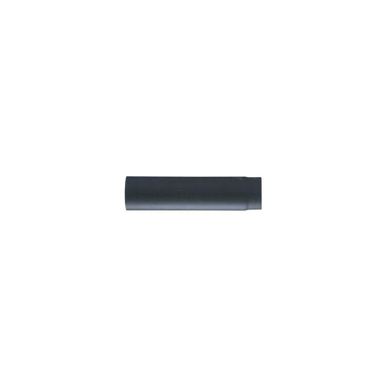 foto del prodotto tubo porcellanato pesante per stufe a legna nero opaco cm.13x50, mm.1,2