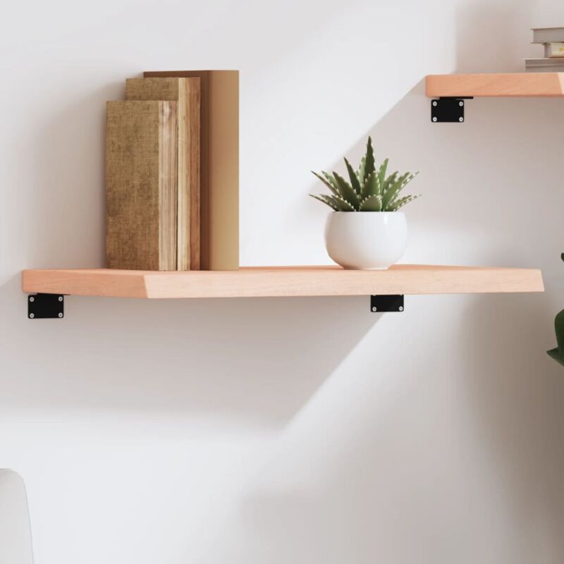 foto del prodotto ripiano a parete 60x40x4 cm legno massello rovere non trattato