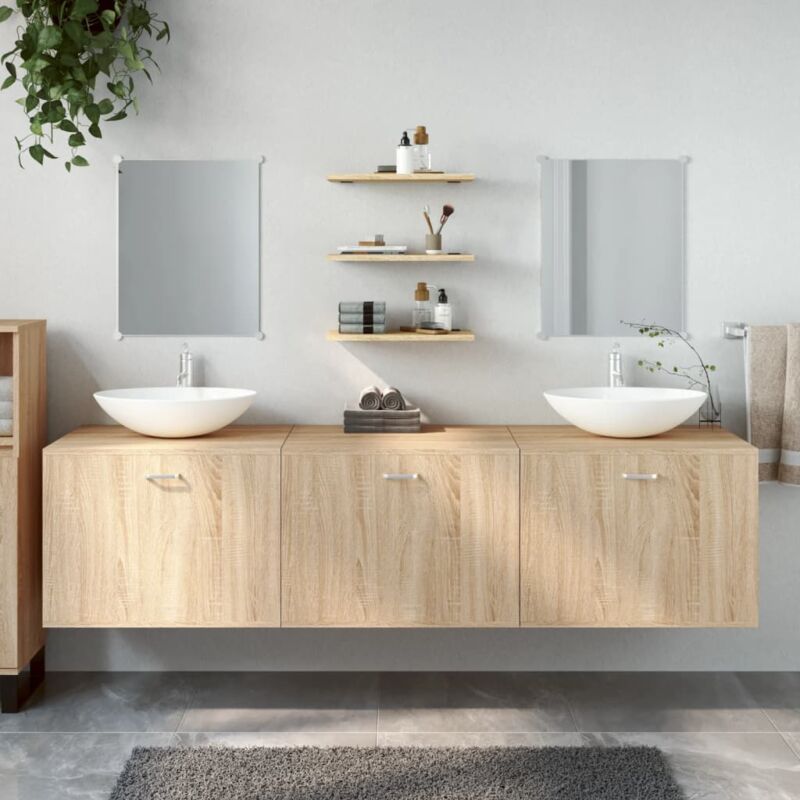 foto del prodotto prolenta premium furniture limited set mobili da bagno 6 pz rovere in legno