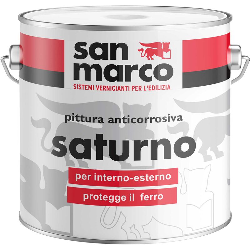 foto del prodotto san marco saturno pittura di fondo antiruggine rosso ossido lt 0,50