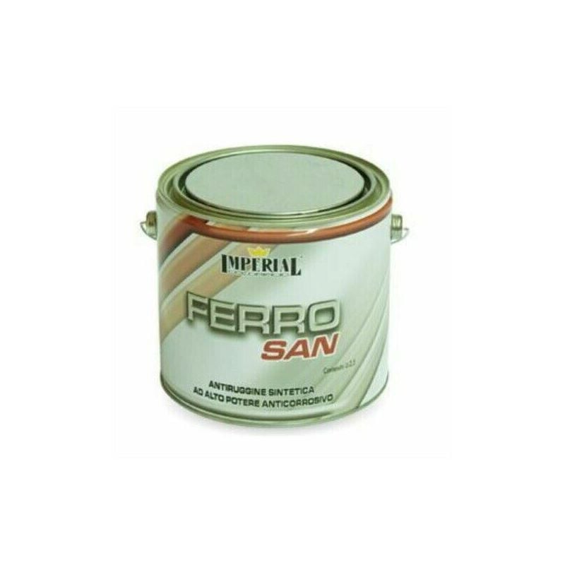 foto del prodotto imperial antiruggine sintetica anti ruggine ferro vernice smalto 2500ml bianca