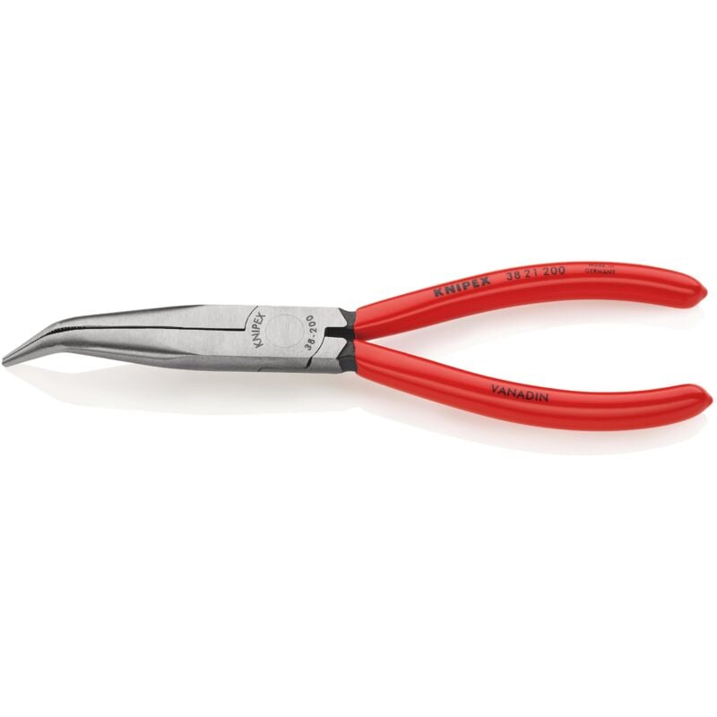 foto del prodotto 38 21 200 pinza per meccanica rivestiti in resina sintetica bonderizzata nera 200 mm