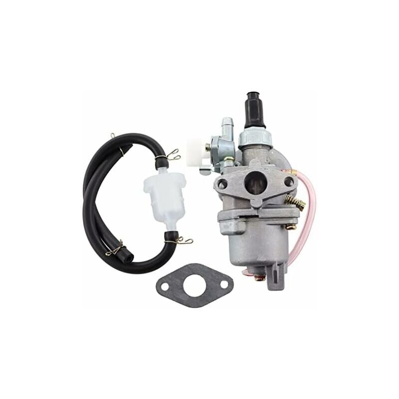 foto del prodotto carburatore ulisem pz13 da 13 mm con filtro del carburante per motori a 2 tempi 47cc, 49cc, 50cc come mini atv, quad, dirtbike, pocket bike.