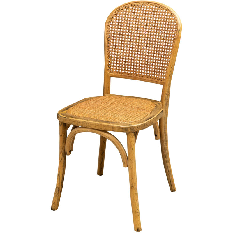 foto del prodotto sedie cucina in legno di frassino sedia sala pranzo moderna 89x50x45 cm sedie thonet in legno e seduta rattan sedia vintage