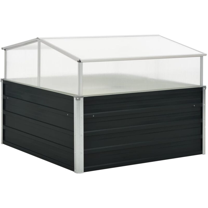 foto del prodotto furniture limited serra antracite 100x100x77 cm in acciaio