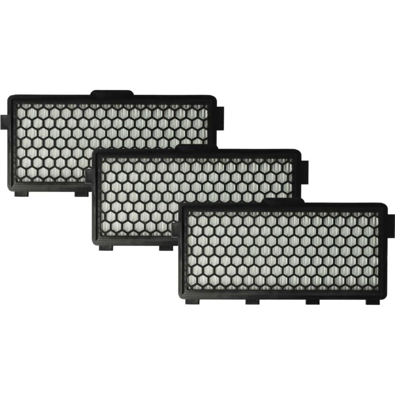 foto del prodotto 3x filtro sostituisce miele sfha50, sf ap50, sf ha50, sf ah 50, sf ha 50 per aspirapolvere filtro hepa h11 aria di scarico vhbw