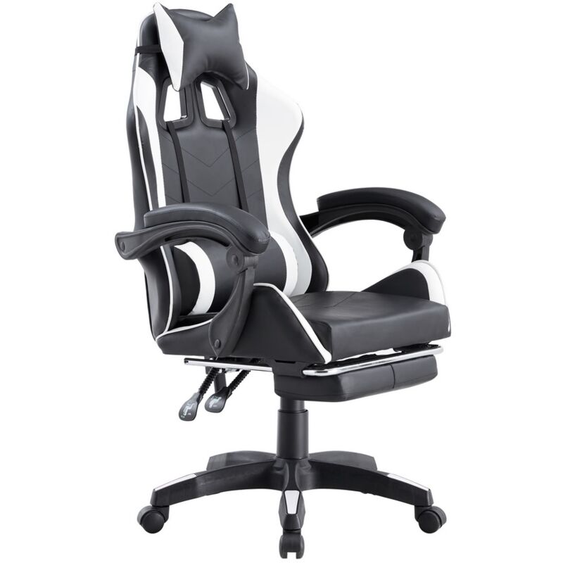 foto del prodotto we home sedia gaming racing da scrivania con schienale reclinabile