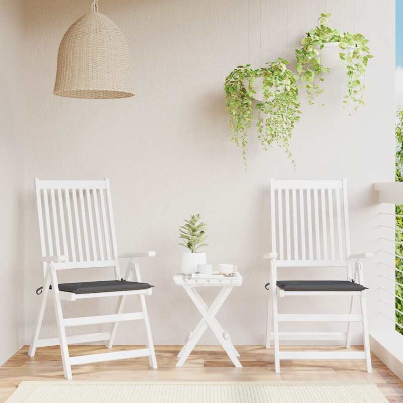 foto del prodotto vidaxl cuscini per sedia 2 pz antracite 50x50x4 cm in tessuto oxford