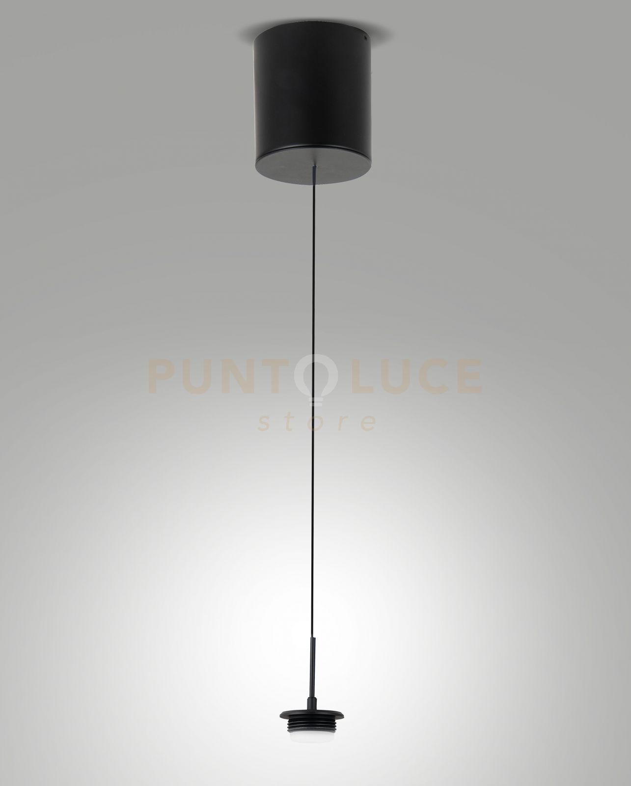 foto del prodotto 3804 45 101 montatura sali scendi nera completa cct 8w 750 lm 2700k 3000k 4000k 1 luce dimmerabile