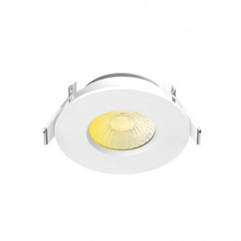 foto del prodotto spot led incasso ac220 240v 6w 525lm 60 impermeabile ip65 ik07 82mm cct bianco naturale bianco foratura 68 mm