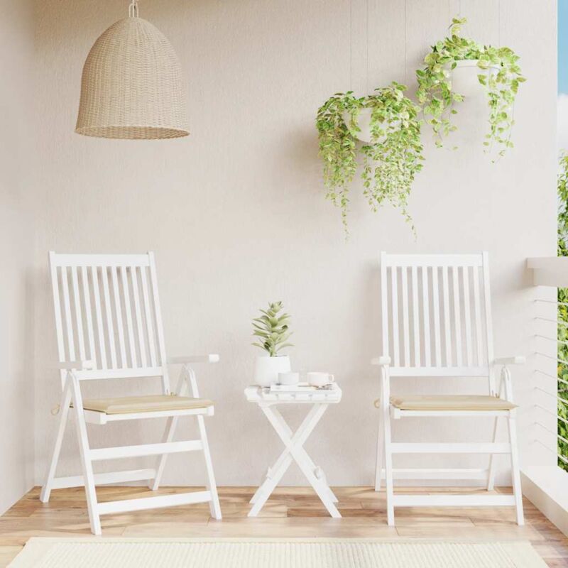 foto del prodotto furniture limited cuscini per sedia 2 pz beige 50x50x4 cm in