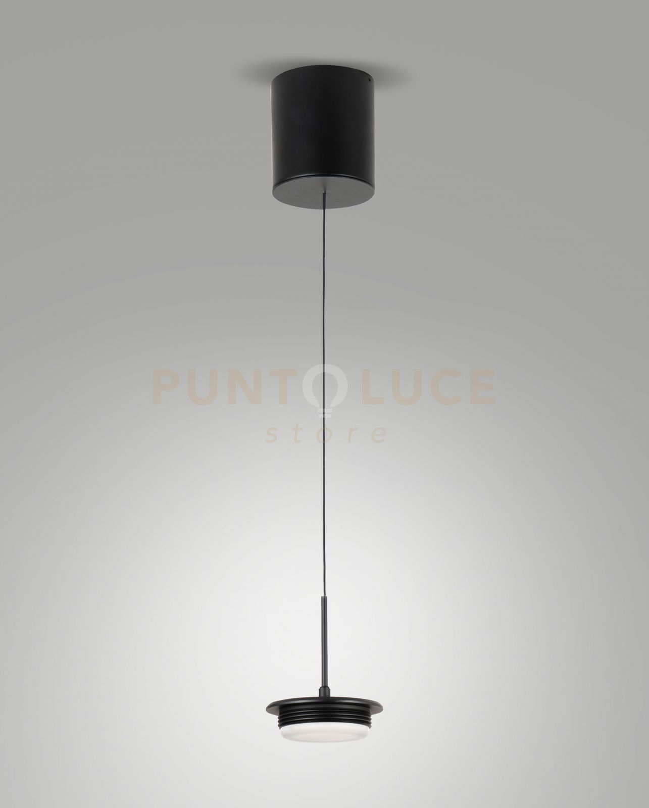 foto del prodotto 3805 40 101 montatura sali scendi nera completa a led cct 2700k 3000k 4000k 14w 1510 lm 1 luce dimmerabile