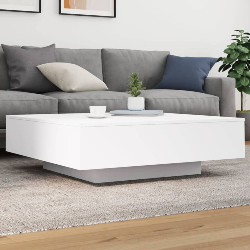 foto del prodotto furniture limited tavolino da salotto bianco 100x100x31 cm in