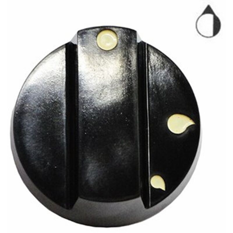 foto del prodotto pomello manopola cucina professionale attacco 12mm diametro totale 70mm