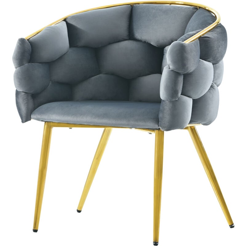 foto del prodotto okwish sedie di lusso in velluto 1 sedia sedie da soggiorno, sedie da sala da pranzo, sedie per trucco, sedie in stile moderno e alla moda, 1