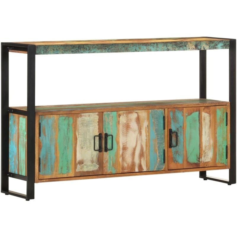 foto del prodotto vidaxl credenza 120x30x75 cm in legno massello di recupero