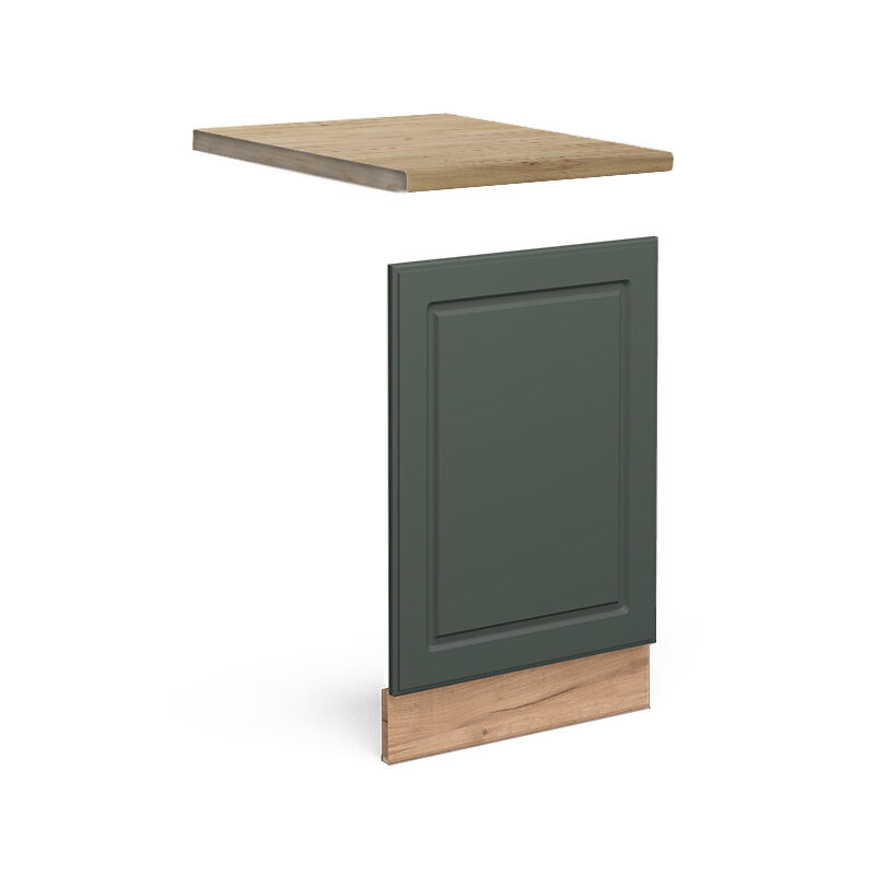 foto del prodotto pannello frontale fame line, verde oro country house, 45 cm , pl rovere vicco