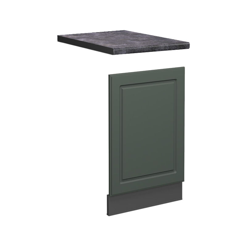 foto del prodotto pannello frontale fame line, verde oro country house, 45 cm , pl antracite vicco