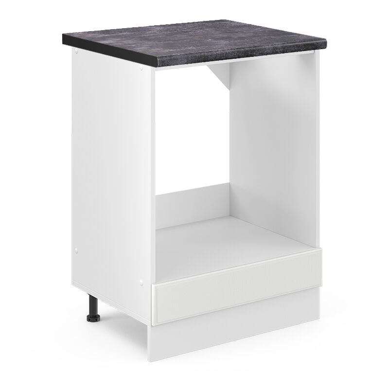 foto del prodotto mobile per forno da incasso r line, bianco casa di campagna, 60 cm , pl antracite, vicco