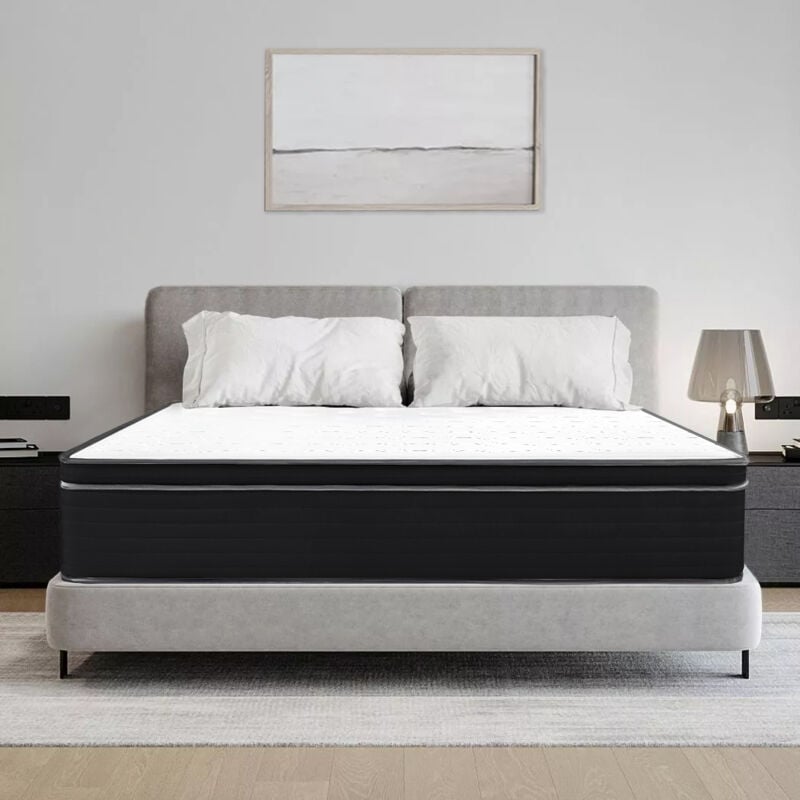 foto del prodotto iztoss materasso in schiuma 160x200 cm spessore 25 cm per adulti bambini zone comfort in schiuma