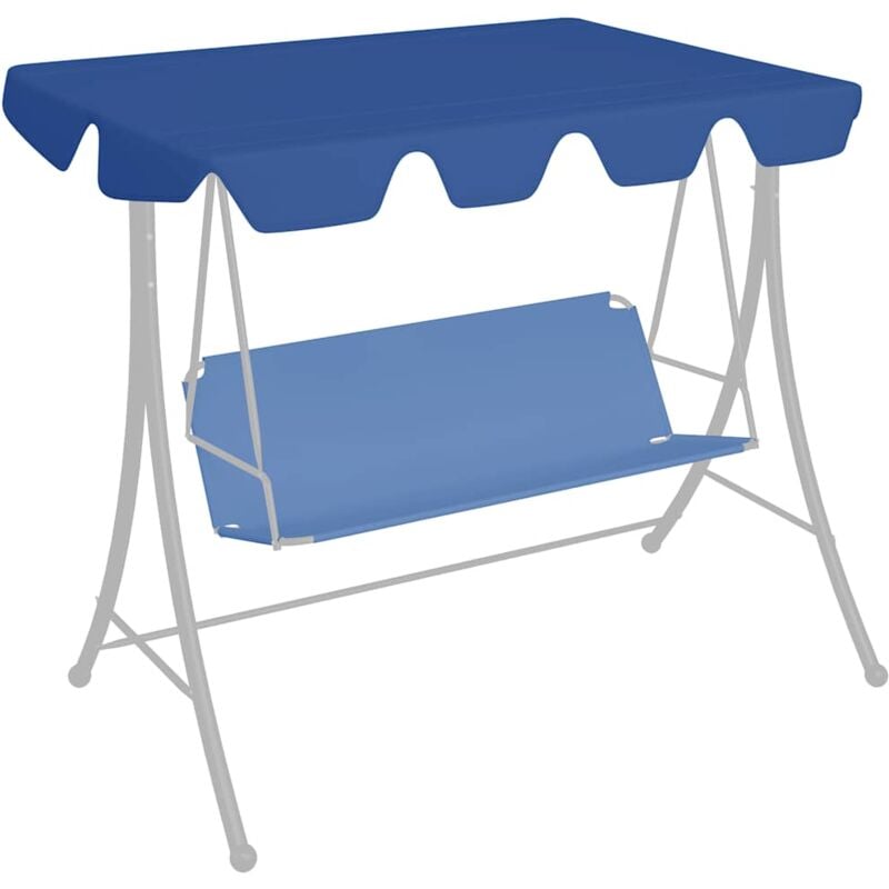 foto del prodotto furniture limited baldacchino per dondolo giardino blu
