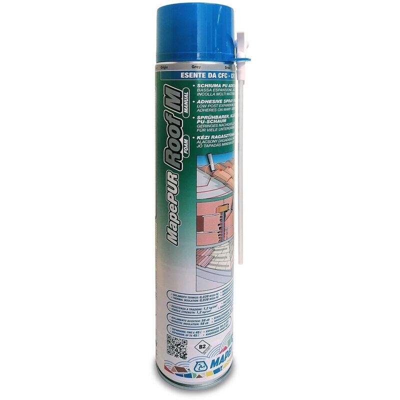 foto del prodotto mapepur roof m schiuma poliuretanica autoespandente adesiva 750 ml mapei