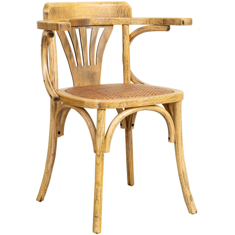 foto del prodotto sedie cucina legno di frassino 44x42x76 sedia con braccioli sedia thonet vintage sedie sala pranzo sedia cucina seduta rattan