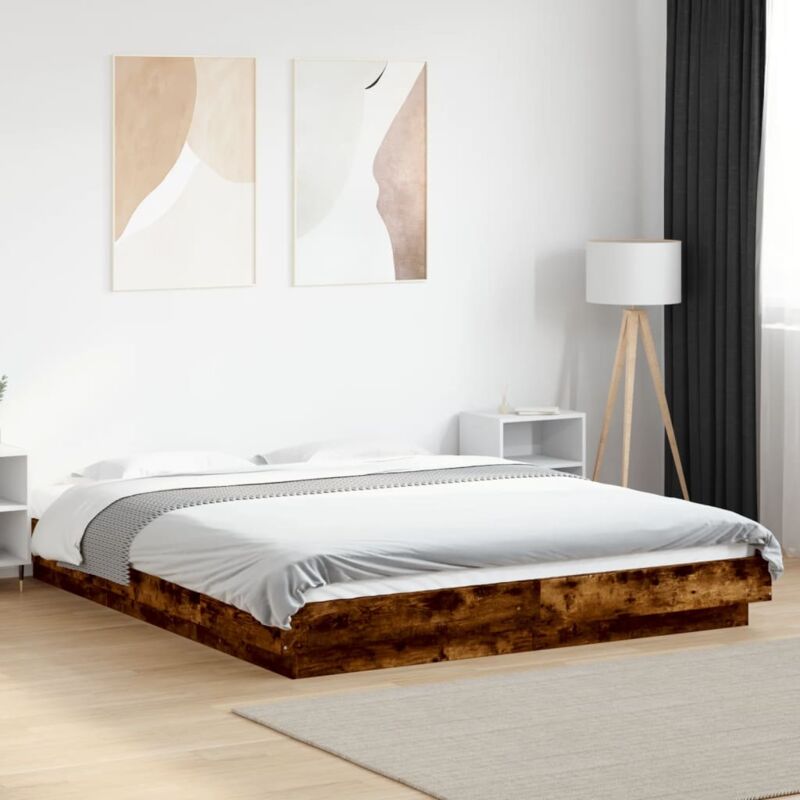 foto del prodotto vidaxl giroletto rovere fumo 150x200 cm in legno multistrato