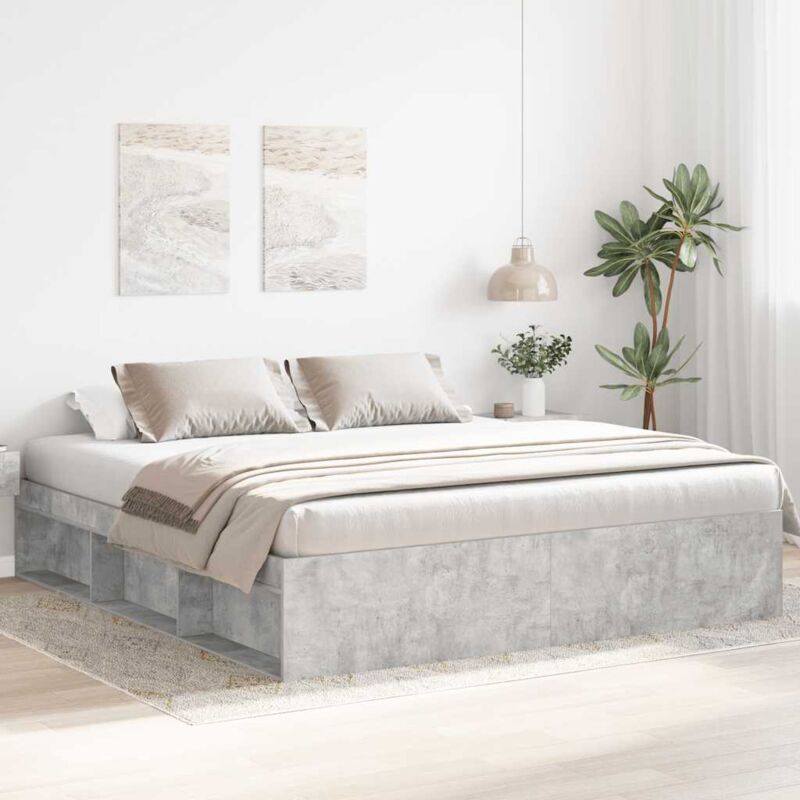 foto del prodotto vidaxl giroletto grigio cemento 200x200 cm