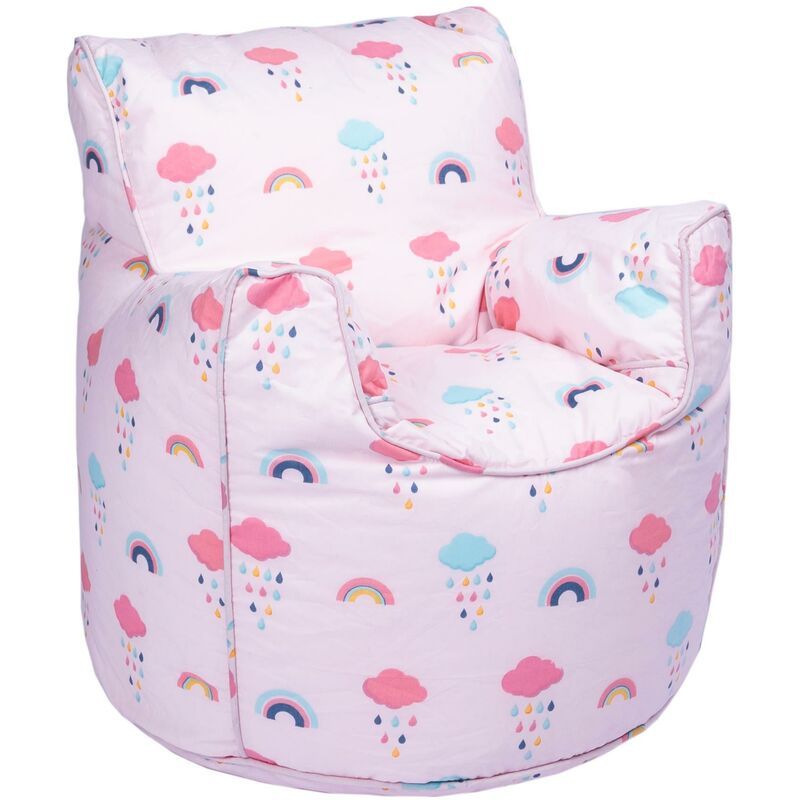 foto del prodotto ready steady bed poltrona a sacco per bambini, poltrona a sacco per sala giochi, 60x50x50 cm piccola poltrona a sacco per bambini, mobili per