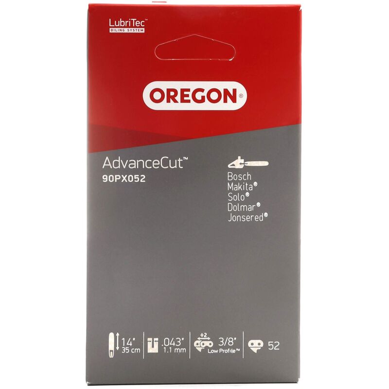 foto del prodotto oregon scientific oregon 90px052e advancecut catena per motosega da 52 maglie di trasmissione, adatta a barre da 14 pollici 35 cm , compatibile