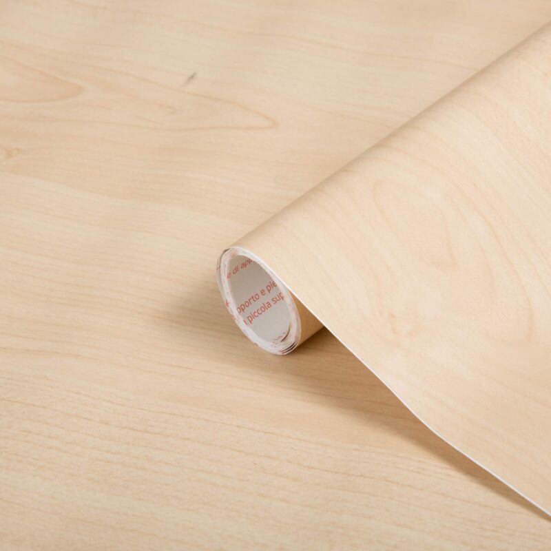 foto del prodotto d c fix pellicola adesiva per mobili legno acero marrone pvc plastica vinile impermeabile decorativa per cucina, armadio, porta carta rivestimento 90
