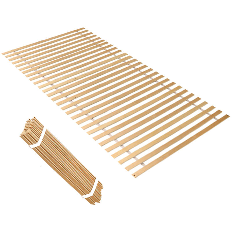 immagine 0 del prodotto rete a doghe con rotelle 90x200 cm con 28 doghe rete a doghe rigida con rotelle rete a doghe con rotelle rete a doghe con rotelle hengda
