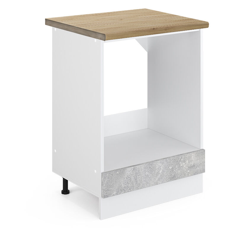 foto del prodotto mobile per forno da incasso r line, calcestruzzo, 60 cm , pl rovere vicco