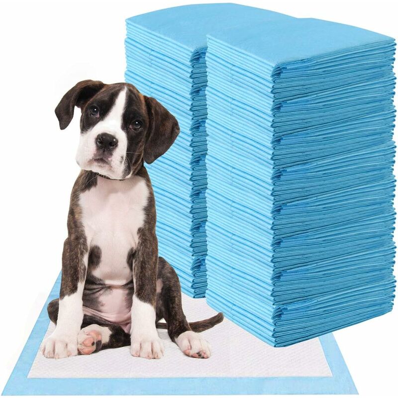 foto del prodotto tappetini igienici grandi per animali 150 pezzi, traverse animali a 5 strati, assorbe bene senza perdite 60x90cm costway