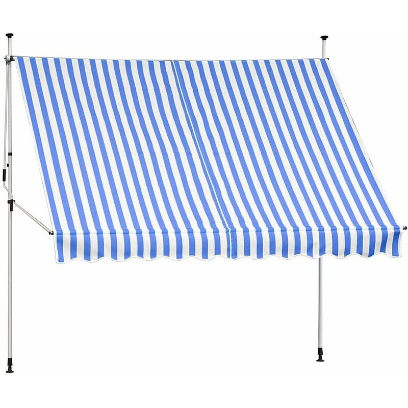 foto del prodotto morsetto tenda da sole per balcone protezione da sole terrazza finestra tenda da sole per balcone protezione dal vento tenda a rullo per balcone