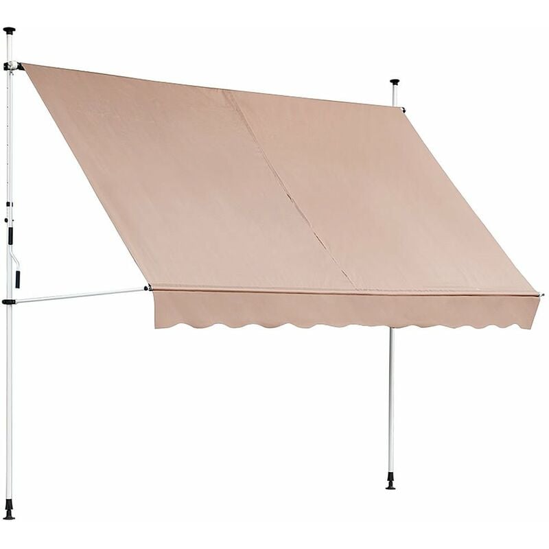 foto del prodotto morsetto tenda da sole per balcone protezione da sole terrazza finestra tenda da sole per balcone protezione dal vento tenda a rullo per balcone