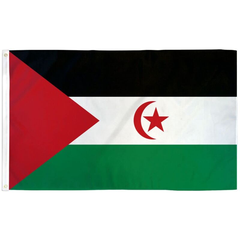 foto del prodotto az flag bandiera sahara occidentale 90x60cm bandiera sahraui 60 x 90 cm