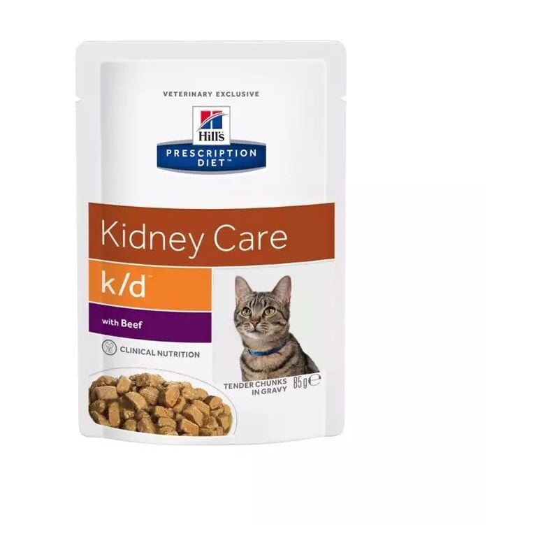 foto del prodotto hill s gatto prescription diet k d kidney care 85gr manzo