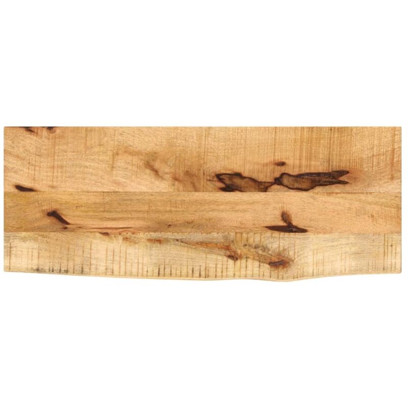 foto del prodotto vidaxl piano tavolo 70x20x2,5cm bordi vivi legno massello mango grezzo