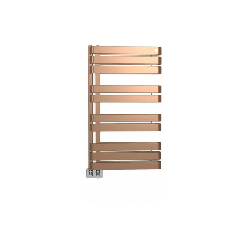 foto del prodotto scaldasalviette elettrico rame alto 915mm e largo 500mm 600 watt war915 500se8bco