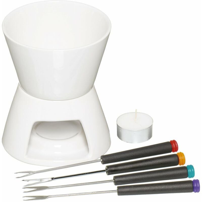foto del prodotto kitchen craft set fonduta al cioccolato con quattro forchette