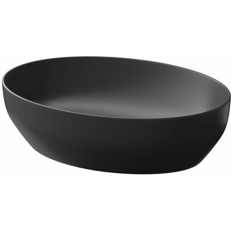 foto del prodotto kielle idolio lavabo da appoggio 5x4 cm, antracite 30624504