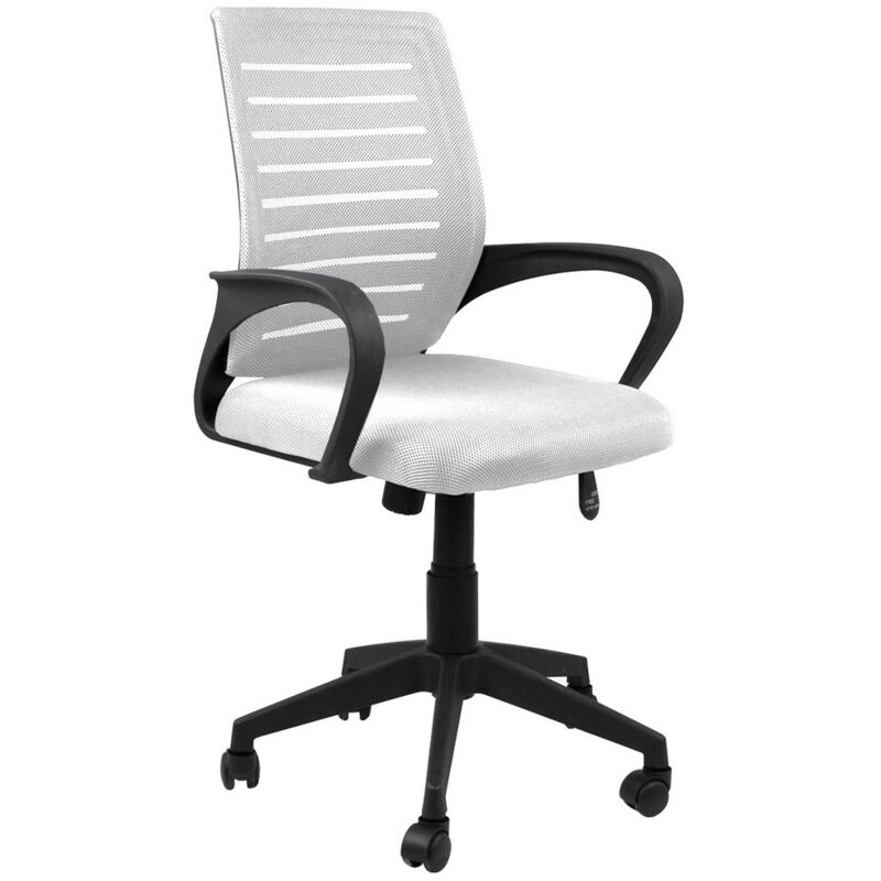 foto del prodotto giordanoshop sedia operativa da ufficio 62x60x95 105cm futura bianca