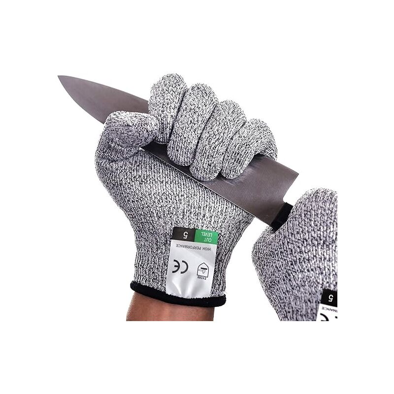 foto del prodotto fortuneville guanti da lavoro resistenti al taglio guanti da lavoro livello di protezione 5 e guanti da giardinaggio certificati en388 per