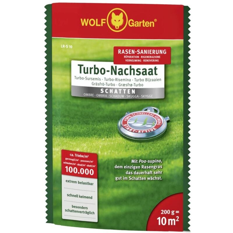 foto del prodotto 3826610 lr s 10 turbo rechsaat shadow per 10 m 1 pz. wolf garten