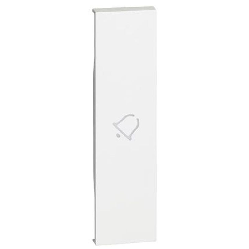 foto del prodotto cover bticino living now con simbolo campanello 1m bianco kw01d