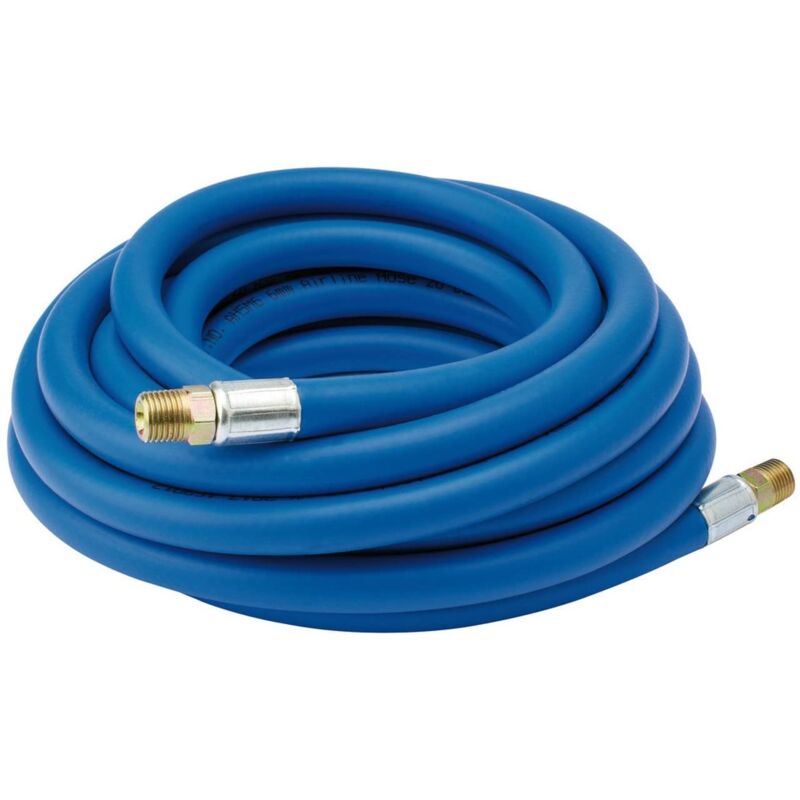 foto del prodotto 38281 tubo flessibile in pvc air line da 1 4 , foro da 6 mm, lunghezza 5 m, colore blu draper